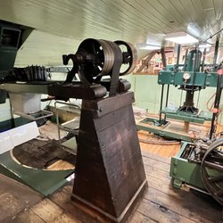 Fly Creek Cider Mill & Orchard - Old mill equipment
