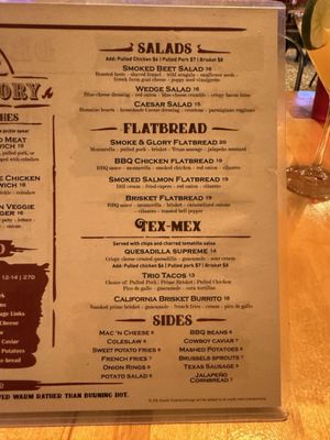 Menu photo 3 Smoke & Glory Chula Vista, CA Menu photo 3 Smoke & Glory Chula Vista, CA