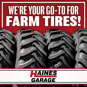 Haines Garage - Keep your agricultural equipment in good shape with tires from Haines Garage! - Tires Near Me - Catskill, New York