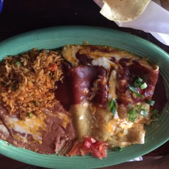El Encanto - Cheese Enchiladas w beans and rice. - Mexican Near Me - Cave Creek, Arizona