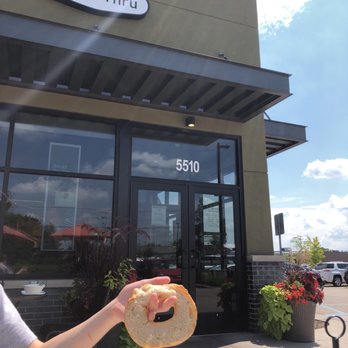 Panera Bread - The front entrance with the free bagel - Salad Near Me - Wyoming, Michigan Panera Bread - The front entrance with the free bagel - Salad Near Me - Wyoming, Michigan