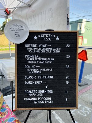 Menu photo 3 Citizen Pizza Oakland, CA