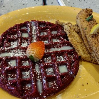 Breakfast Brothers - Red waffles and cat fish - Breakfast & Brunch Near Me - Arlington, Texas Breakfast Brothers - Red waffles and cat fish - Breakfast & Brunch Near Me - Arlington, Texas