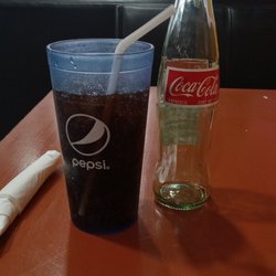 El Viejon - Jan. 18th, 2023 having a Coca-Cola from the bottle while waiting on my lunch to get here