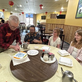 Twin Dragon - We brought a cake for my dad to enjoy after the meal. - Chinese Near Me - Reno, Nevada