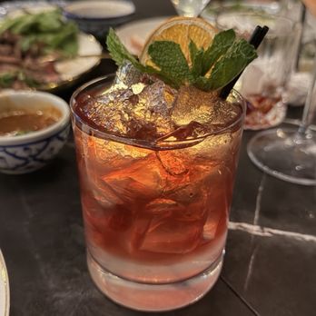 Savoey Thai Eatery - Sunset Drink 10/10 has jasmine tea soooo good - Thai Near Me - Las Vegas, Nevada