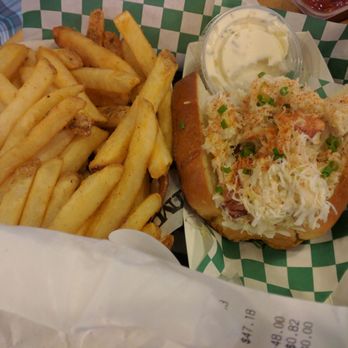 Pike Place Chowder - Pacific Place - Half crab sandwich and side of fries - Seafood Near Me - Seattle, Washington