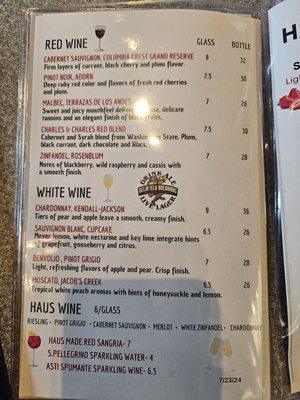 Menu photo 1 Delafield Brewhaus Delafield, WI