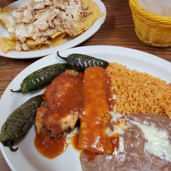 Guadalajar Mexican Grill - Relleno enchilada combo - Mexican Near Me - Dover, Tennessee
