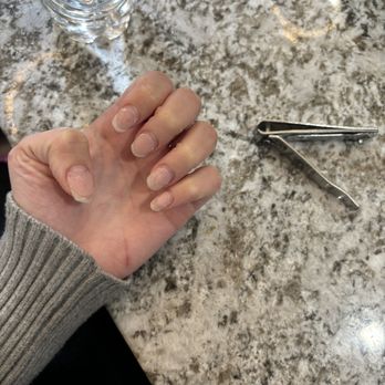 Glo Nails - My nails when they left me hanging for 40 minutes - Nail Salons Near Me - Houston, Texas Glo Nails - My nails when they left me hanging for 40 minutes - Nail Salons Near Me - Houston, Texas