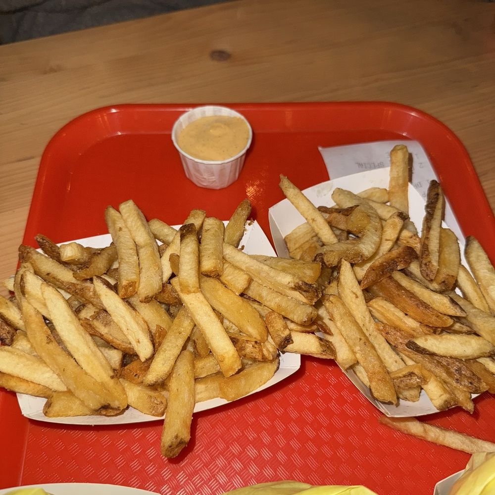 Lovely’s - Two orders of fries + special sauce - Hot Dogs Near Me - San Francisco, California