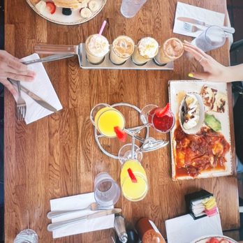 Madres Brunch - Coffee flight. Mimosas flight. Divorciados. The Hazel and Belgian waffle. - Breakfast & Brunch Near Me - Bellflower, California Madres Brunch - Coffee flight. Mimosas flight. Divorciados. The Hazel and Belgian waffle. - Breakfast & Brunch Near Me - Bellflower, California