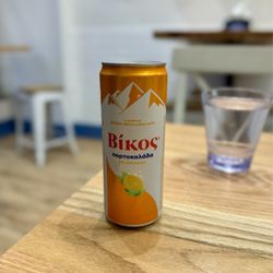 Kipos Greek - Imported orange soda from Greece.