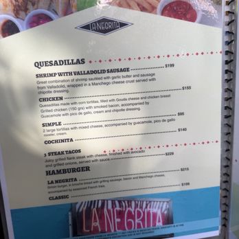 La Negrita Cantina - Menu 1: 7/2026. - Dive Bars Near Me - Mérida, YUC La Negrita Cantina - Menu 1: 7/2026. - Dive Bars Near Me - Mérida, YUC