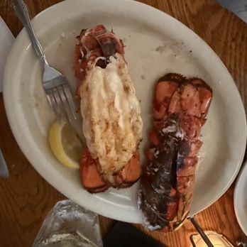 Colony House Restaurant - The best lobster tail she ever had. Photo shows lobster meat removed from one of the tails - American Near Me - Trevor, Wisconsin