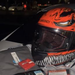Great job Cycle gear. Drove from seaside to san jose for this Animale helmet.
