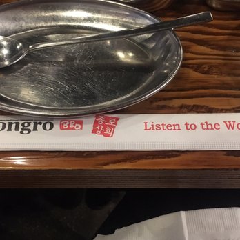 Jongro BBQ - Listen to the woman. - Korean Near Me - New York, New York