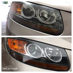 Reflections Auto Detailing - Headlight Restoration.