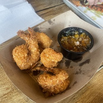 Sycamore Brewing - The coconut shrimp was probably the best I've ever had! The coconut breading wasn't too thick, firm, large, butterfly shrimp - Breweries Near Me - Charlotte, North Carolina Sycamore Brewing - The coconut shrimp was probably the best I've ever had! The coconut breading wasn't too thick, firm, large, butterfly shrimp - Breweries Near Me - Charlotte, North Carolina