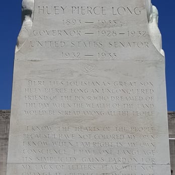 Louisiana State Capitol - Huey P. Long tomb. - Landmarks & Historical Buildings Near Me - Baton Rouge, Louisiana Louisiana State Capitol - Huey P. Long tomb. - Landmarks & Historical Buildings Near Me - Baton Rouge, Louisiana
