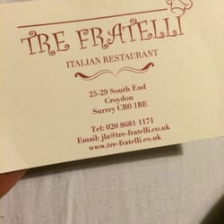 Tre Fratelli - Business card