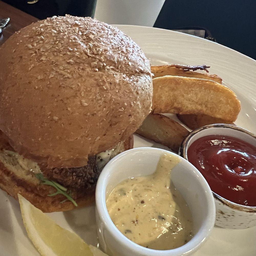 The Chapman - Grouper sandwich with fries - Lounges Near Me - Winter Park, Florida The Chapman - Grouper sandwich with fries - Lounges Near Me - Winter Park, Florida