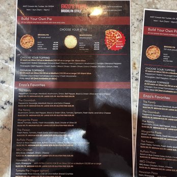 Enzo's Pizza - Menu - Pizza Near Me - Tucker, Georgia