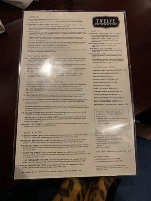 Menu photo 4 Twelve Restaurant & Bar Wichita, KS Menu photo 4 Twelve Restaurant & Bar Wichita, KS