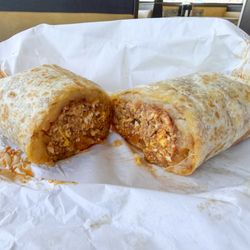 Breakfast Burrito with chorizo