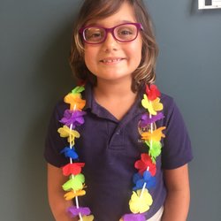 Mark R Fisher, OD - Victoria in her new glasses, thanks for caring doctor Russo !!