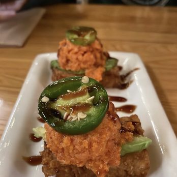 HiroNori Craft Ramen - Crispy rice with spicy tuna AKA legal crack - Ramen Near Me - Irvine, California