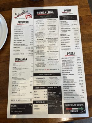 Menu photo 3 Spuntino Pizzeria Temecula, CA