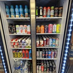 GNC - We try to keep a variety of drinks in stock! 
Sometimes open to suggestions for new drinks if you're a frequent customer.