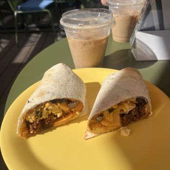 Tipico Coffee & Cafe - chorizo and egg breakfast burrito - Coffee & Tea Near Me - Buffalo, New York