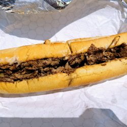 Browns Cheesesteak On The Strip - The Traditional Philly w/ American, onions, & mushrooms