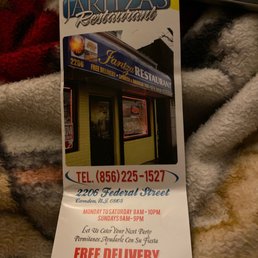 Menu front