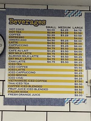 Menu photo 1 Latte Express San Francisco, CA