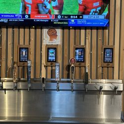 Coterie Pizza - Great way to help yourself to several beer options.