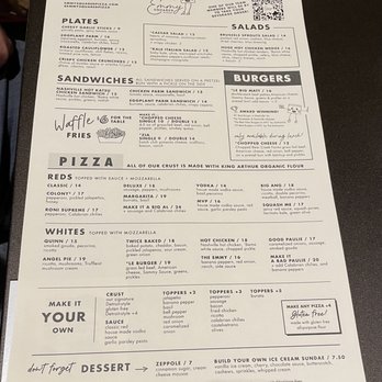 Emmy Squared Pizza - Navy Yard - Menu (page 2 of 2) - Pizza Near Me - Washington, DC, District of Columbia Emmy Squared Pizza - Navy Yard - Menu (page 2 of 2) - Pizza Near Me - Washington, DC, District of Columbia