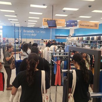 Ross Dress for Less - The line moving an inch every 5 minutes - Women's Clothing Near Me - Hawthorne, California