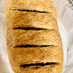 Nourish Cooking - This is the Beyond Beef Wellington. It comes with a delicious mushroom gravy.