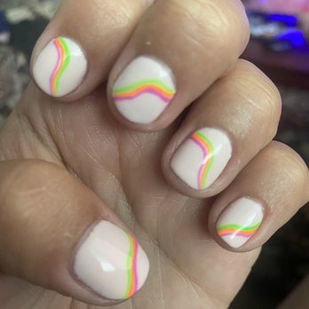 Queen Nails Bar & Spa - Design I received! - Nail Salons Near Me - Fort Wayne, Indiana