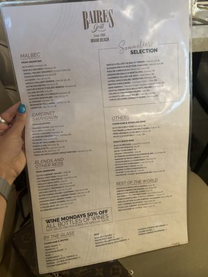 Menu photo 1 Baires Grill - Miami Beach Miami Beach, FL