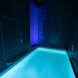 Float Carolina - This is the custom Float Room at our spa, with a unique star field in the ceiling. This is a perfect alternative to a float pod. Try both!