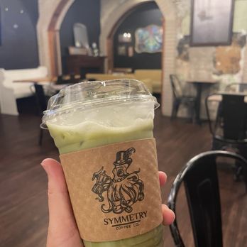 Symmetry Coffee Company - Iced lavender honey matcha - Creperies Near Me - Ocala, Florida