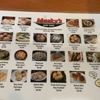 Macky's Dim Sum - Dim sum menu - Dim Sum Near Me - Issaquah, Washington