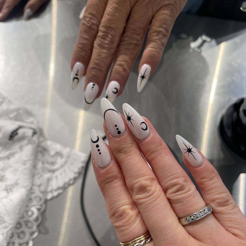 The Nail Couture - Another client loved my nails so much that she asked for the same design! We took this pic when we ran into each other. - Nail Salons Near Me - Upland, California The Nail Couture - Another client loved my nails so much that she asked for the same design! We took this pic when we ran into each other. - Nail Salons Near Me - Upland, California