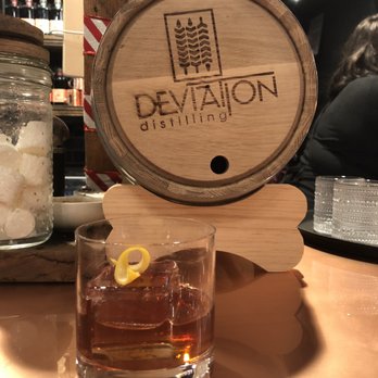Deviation Distilling - ZIN fin bourbon old fashioned - follow me on IG @denjeneats - Distilleries Near Me - Denver, Colorado Deviation Distilling - ZIN fin bourbon old fashioned - follow me on IG @denjeneats - Distilleries Near Me - Denver, Colorado