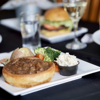 Just For The Halibut - a plate of food and a glass of wine - Seafood Near Me - Bobcaygeon, Ontario Just For The Halibut - a plate of food and a glass of wine - Seafood Near Me - Bobcaygeon, Ontario