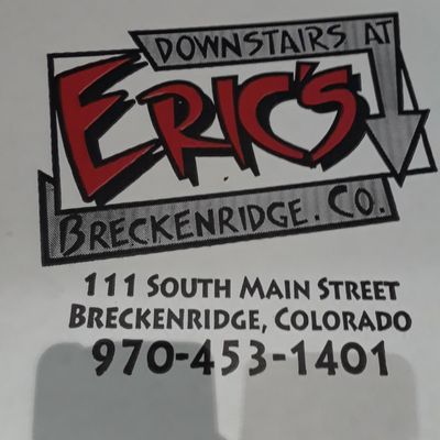 Downstairs at Eric's by null